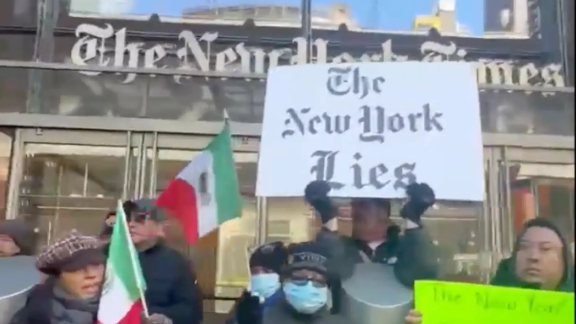 Protesta en NYT